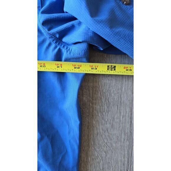 G H Bass & Co Button Up Vented Fishing Shirt Men’s Large Long Sleeve Boating - Picture 10 of 11